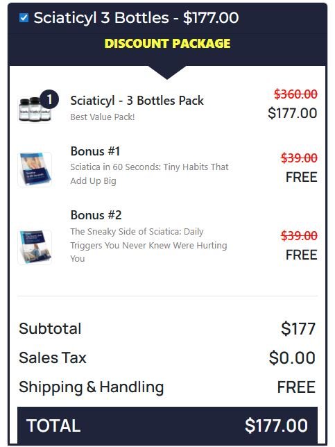 Sciaticyl Discount Price Sciaticyl Discount Price