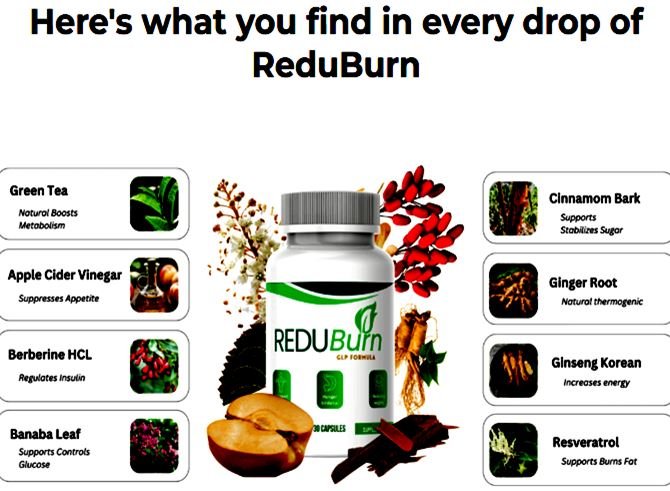 ReduBurn Ingredients