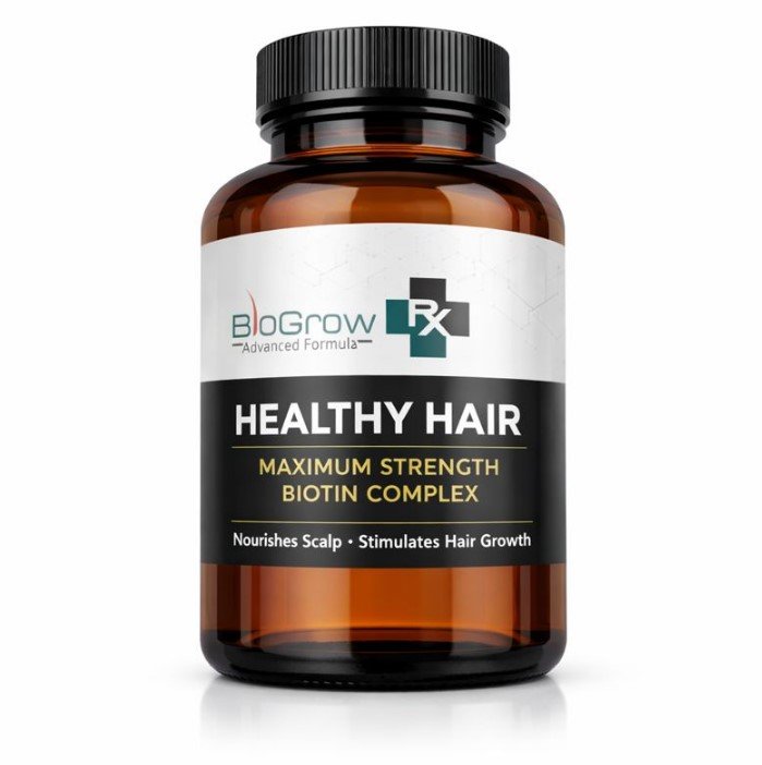 BioGrow RX Healthy Hair Bottle