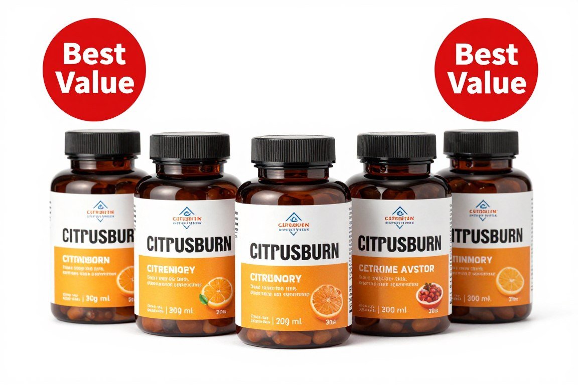 CitrusBurn 6-bottle package - best value option CitrusBurn 6-bottle package - best value option