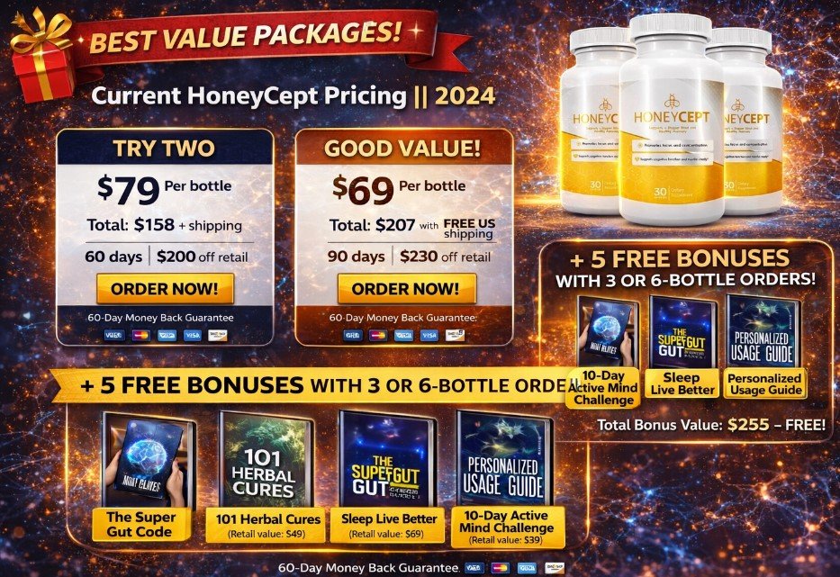 HoneyCept Brain Health Capsules Buy Now