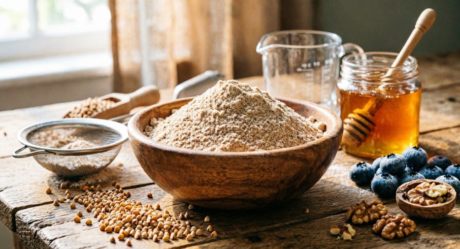 a type of gluten free flour with earthy flavor a type of gluten free flour with earthy flavor