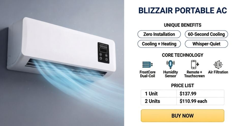 BlizzAir Portable AC BlizzAir Portable AC