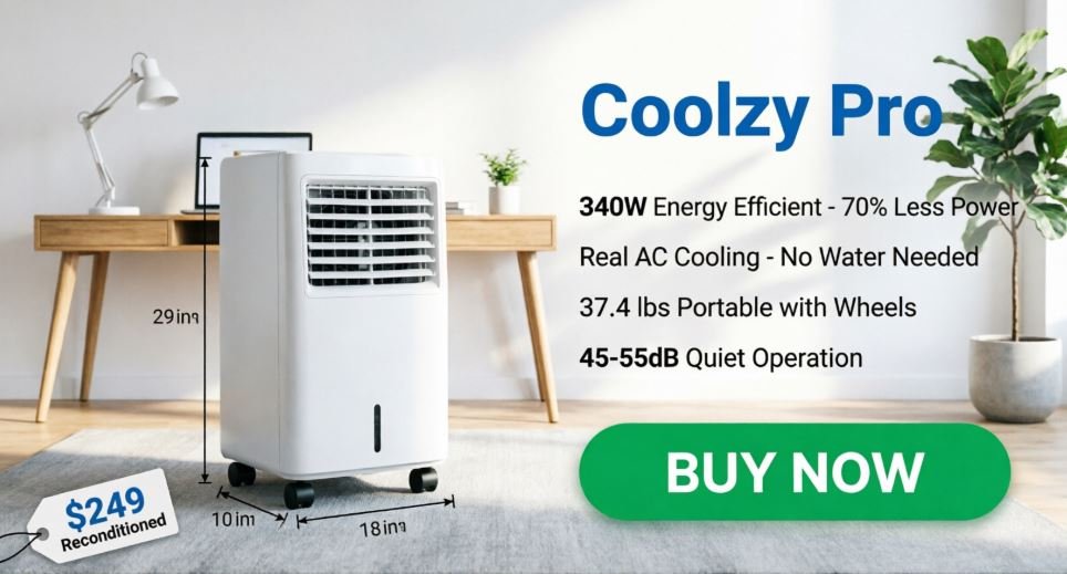Coolzy Pro Portable Air Conditioner Review