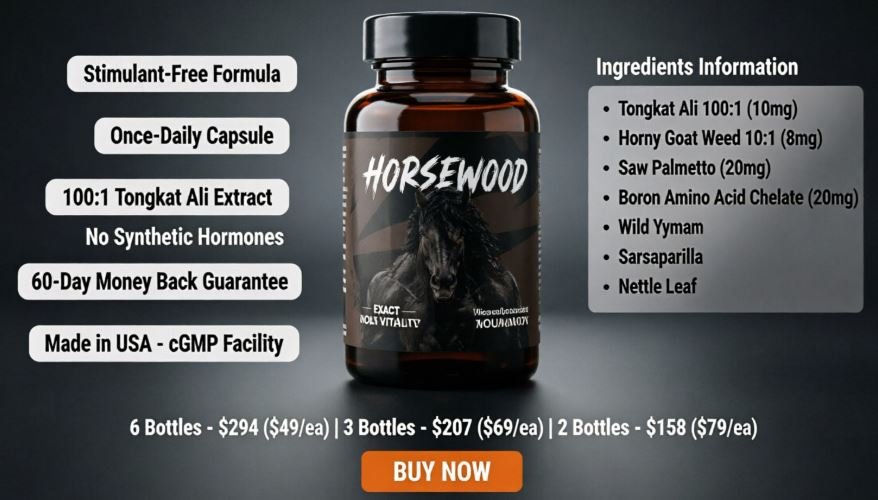 HorseWood Reviews HorseWood Male Vitality Supplement Review