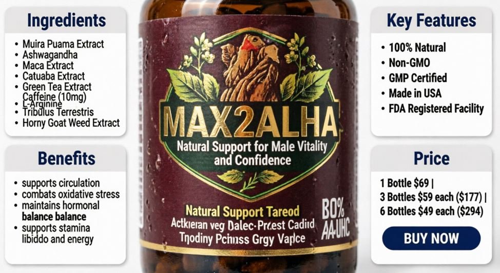 Max2Alpha Ingredients Max2Alpha Ingredients