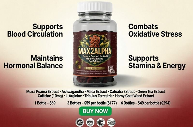 Max2Alpha Male Gummies Max2Alpha Male Gummies